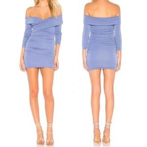MAJORELLE | Cypress Mini Dress in Periwinkle Blue | Size XS